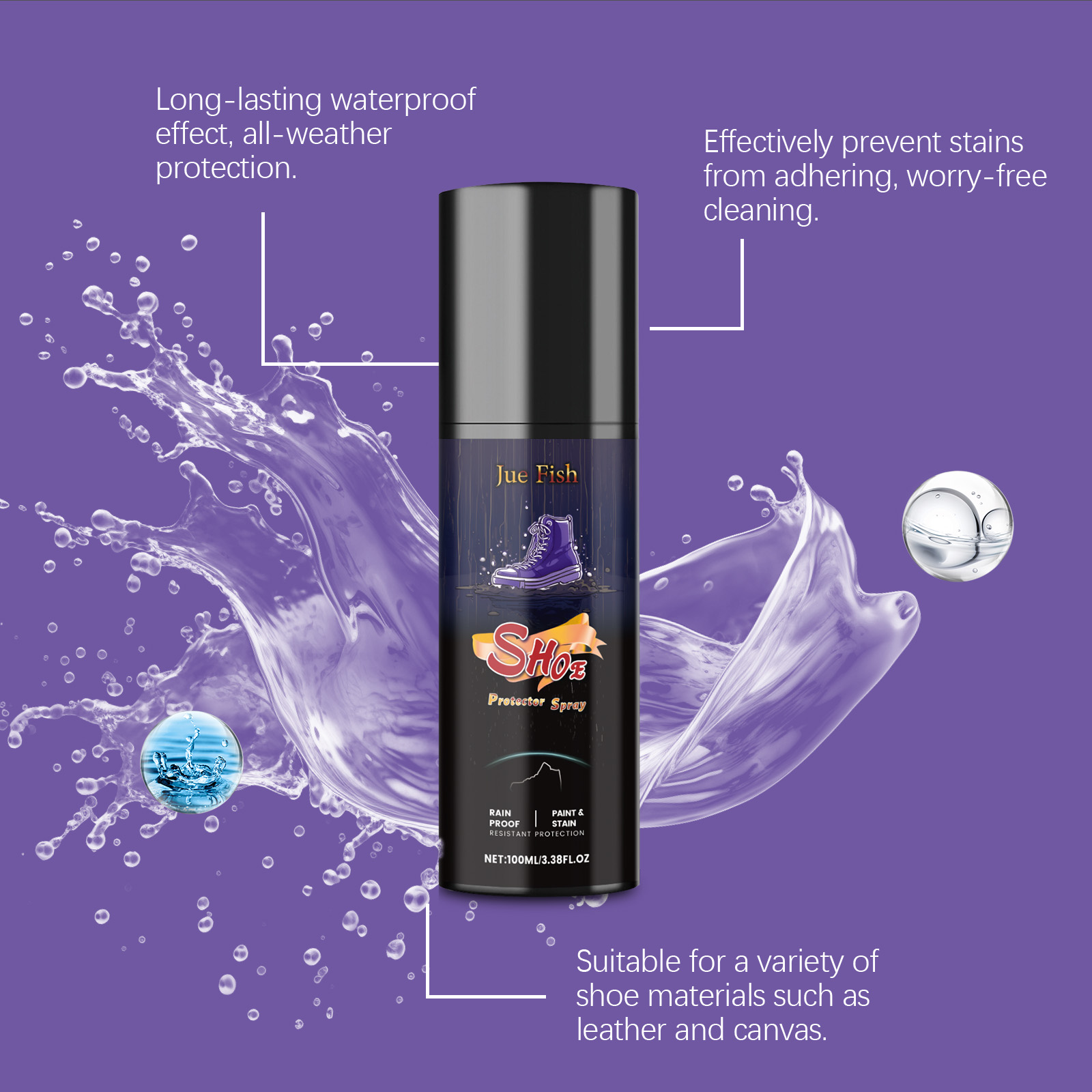 100ML Shoe Protector Spray Cle - огляд і ціна Sneaker Care Cleaning Kit