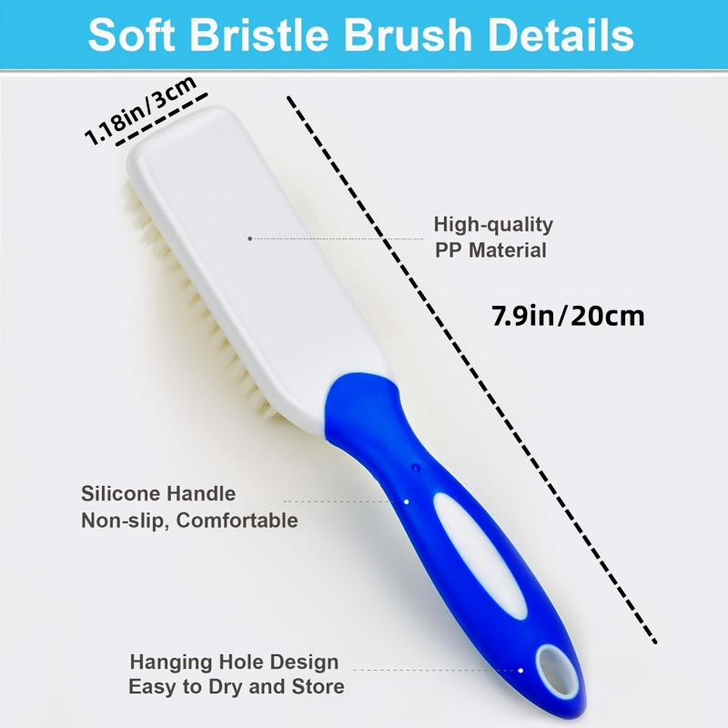 3Pcs Long Handle Ultra Soft Br - огляд і ціна Sneaker Care Cleaning Kit