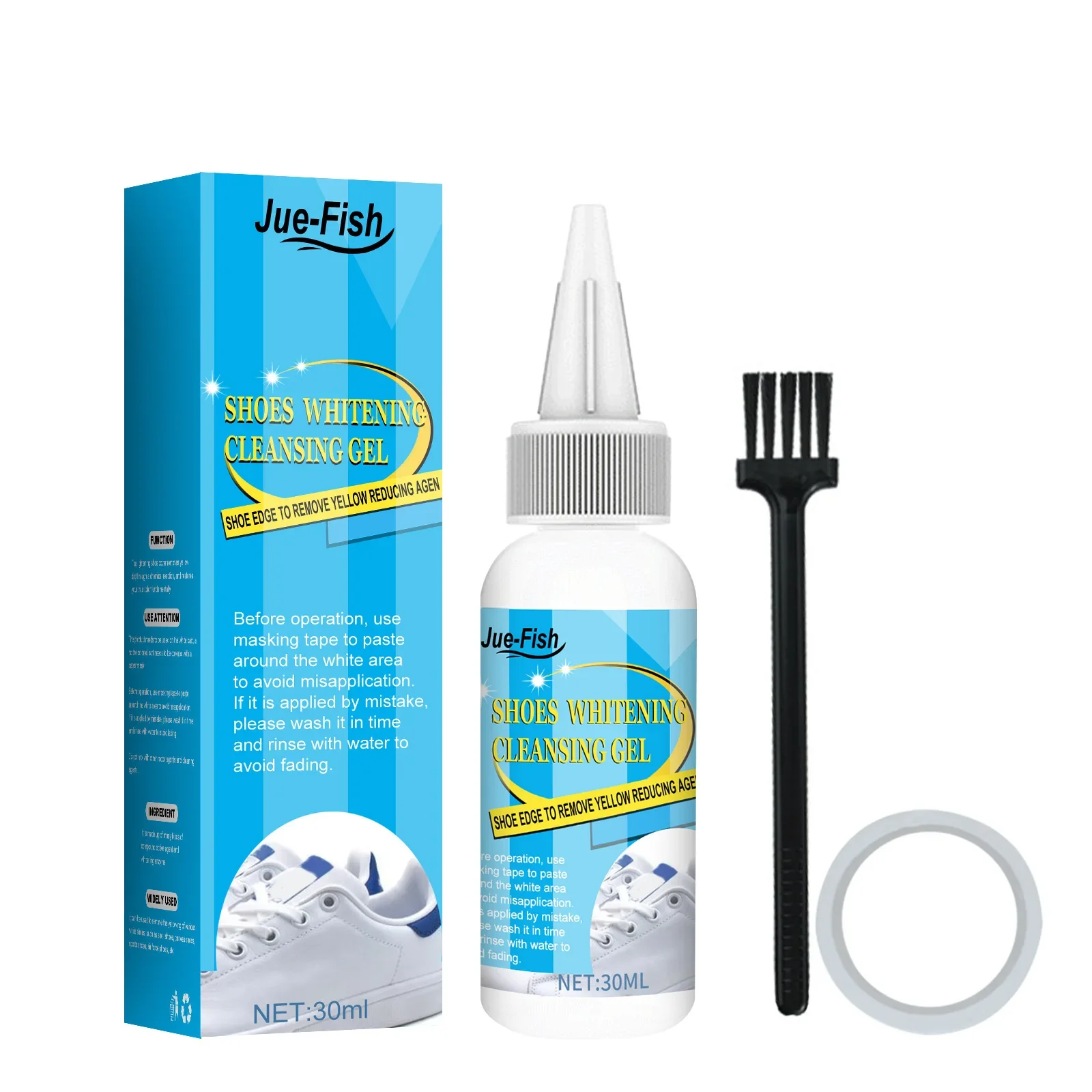 White Shoes Cleaning Gel Stain - огляд і ціна Sneaker Care Cleaning Kit