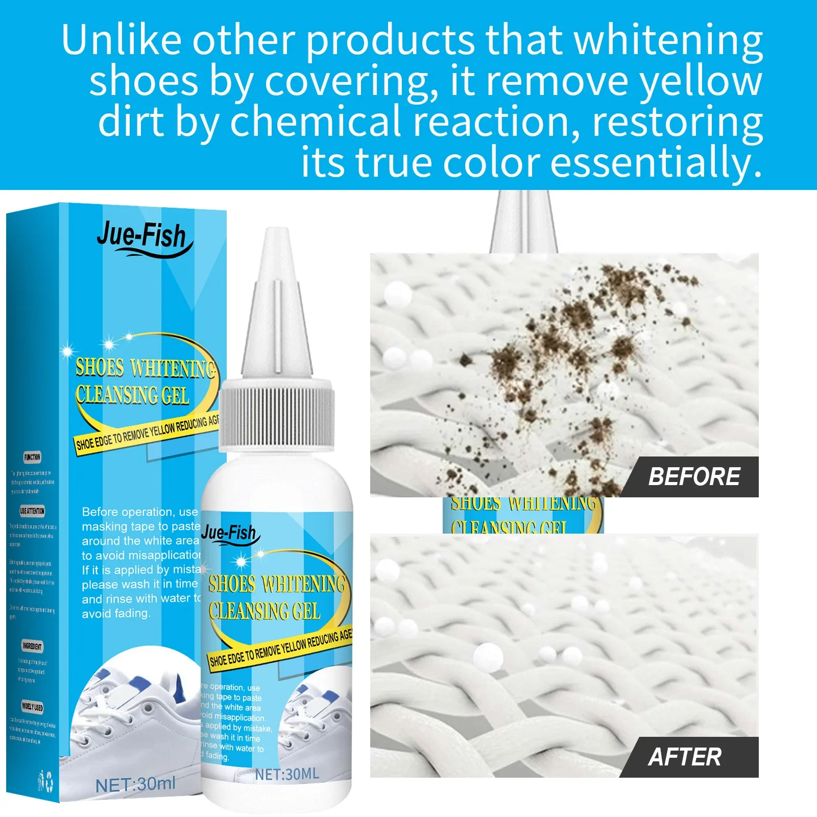 White Shoes Cleaning Gel Stain - огляд і ціна Sneaker Care Cleaning Kit