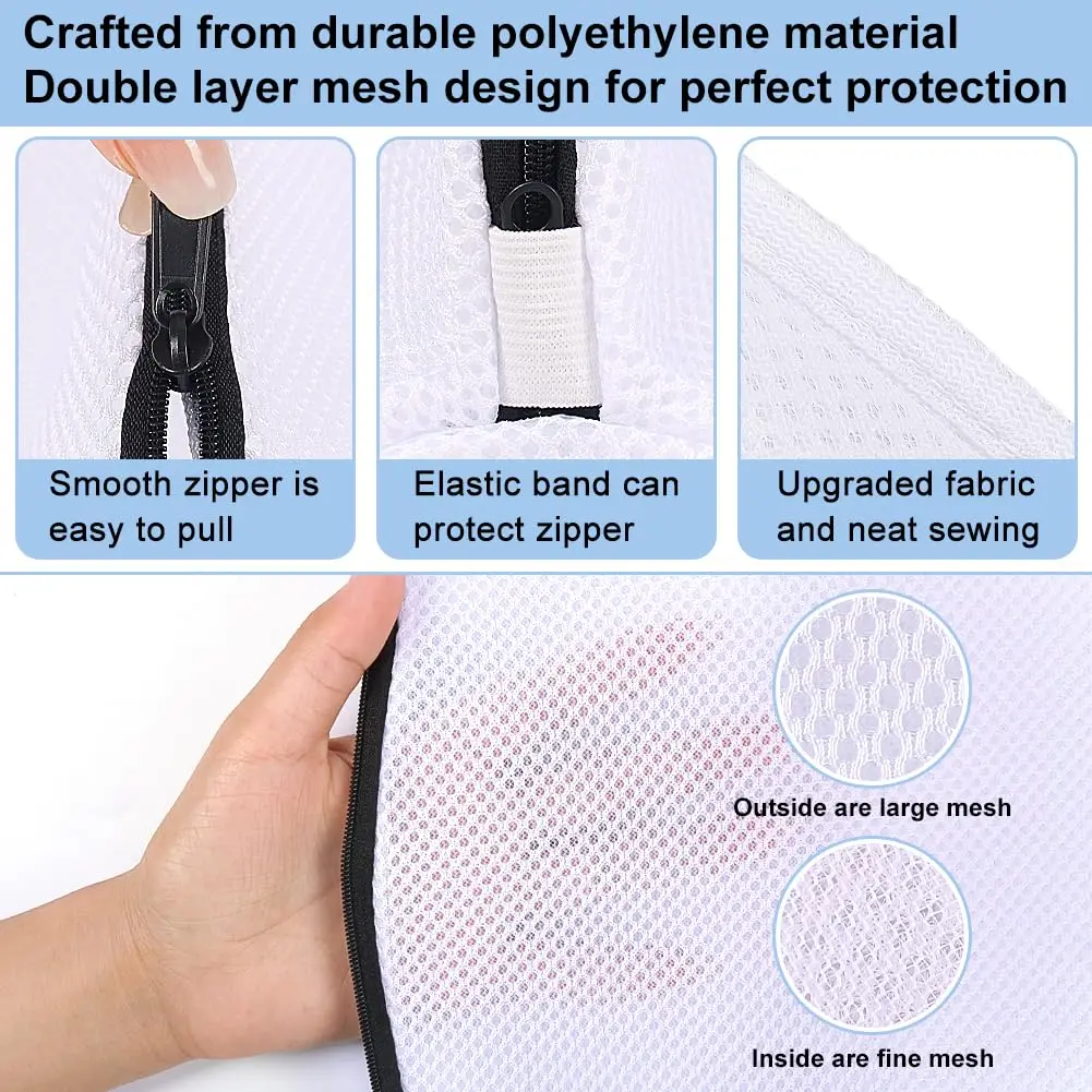 Mesh Shoe Washing Bags with Zi - огляд і ціна Sneaker Care Cleaning Kit