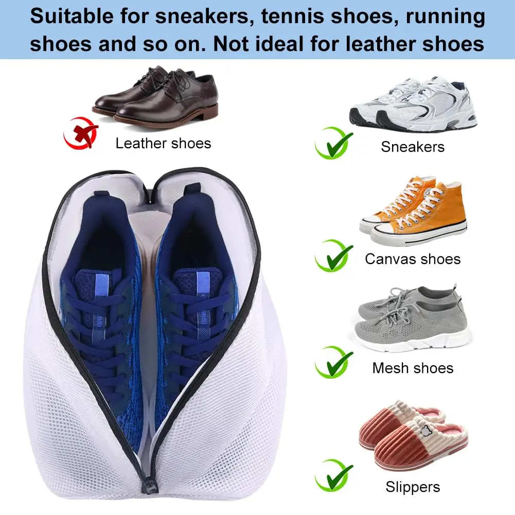 Mesh Shoe Washing Bags with Zi - огляд і ціна Sneaker Care Cleaning Kit