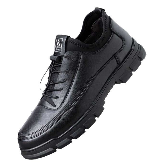 Men's Black Faux Leather Warm  - огляд і ціна Sneaker Career
