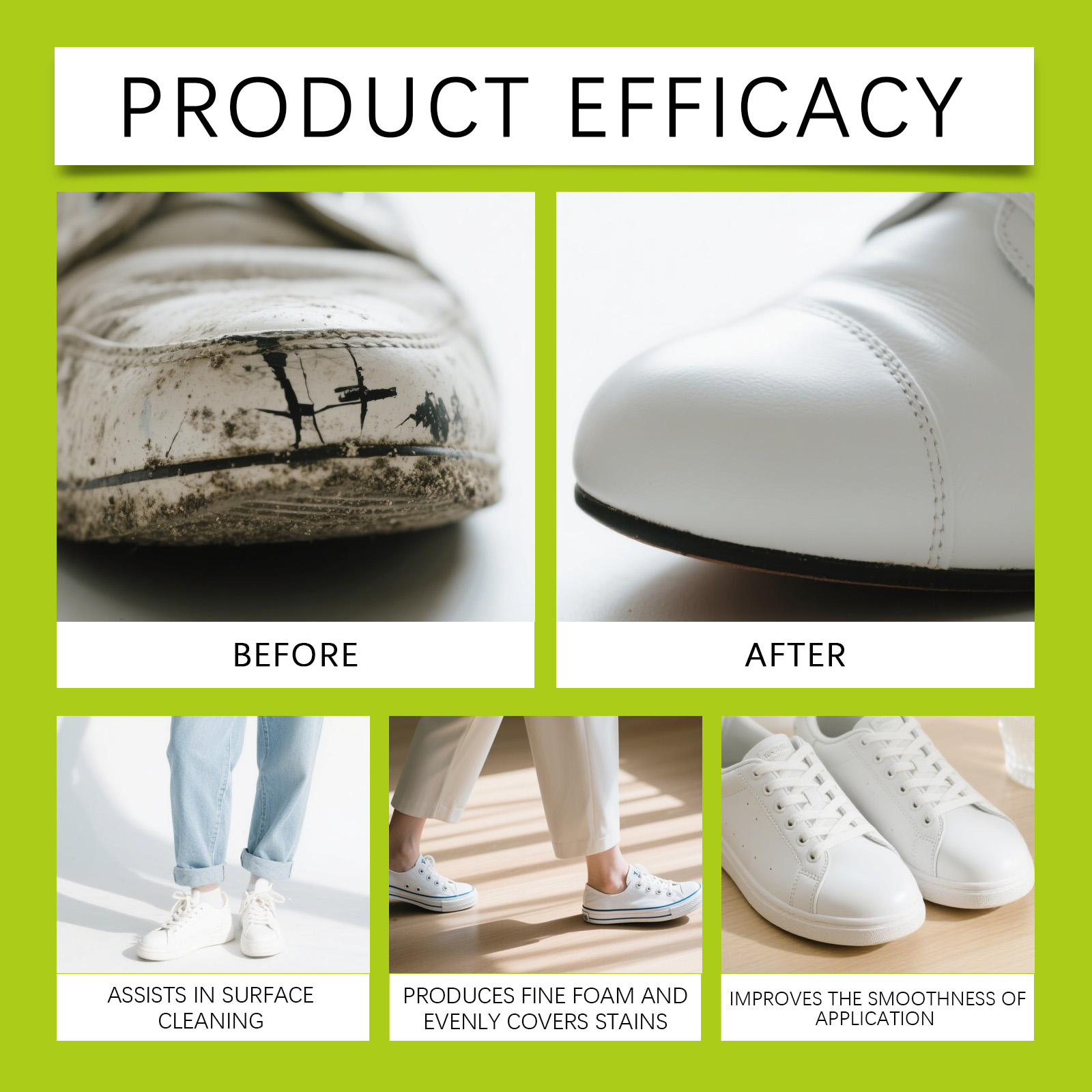White Shoe Cleaner Sneaker Cle - огляд і ціна Sneaker Care Cleaning Kit