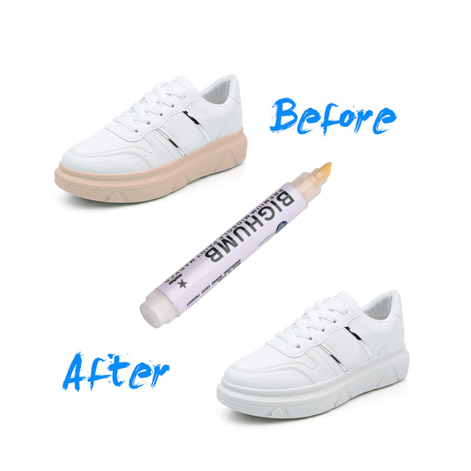 Pen BIGTHUMB Premium Midsole P - огляд і ціна Sneaker Care Cleaning Kit